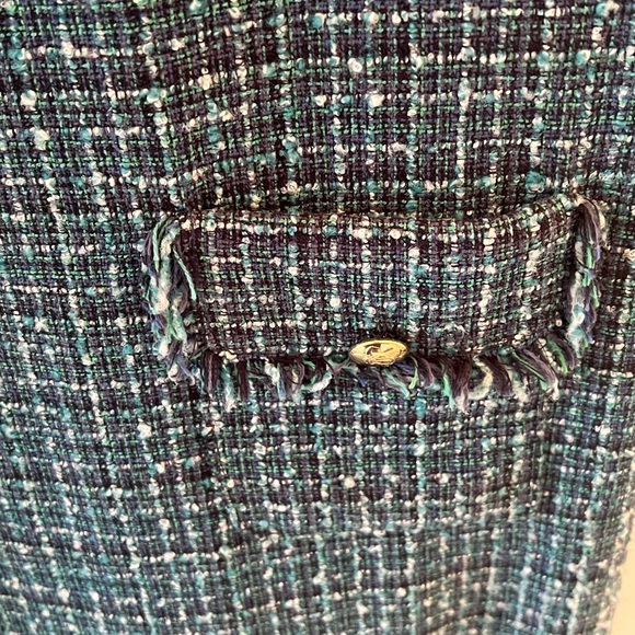 Draper James Tweed Shift Dress - MINT! - Picture 3 of 7